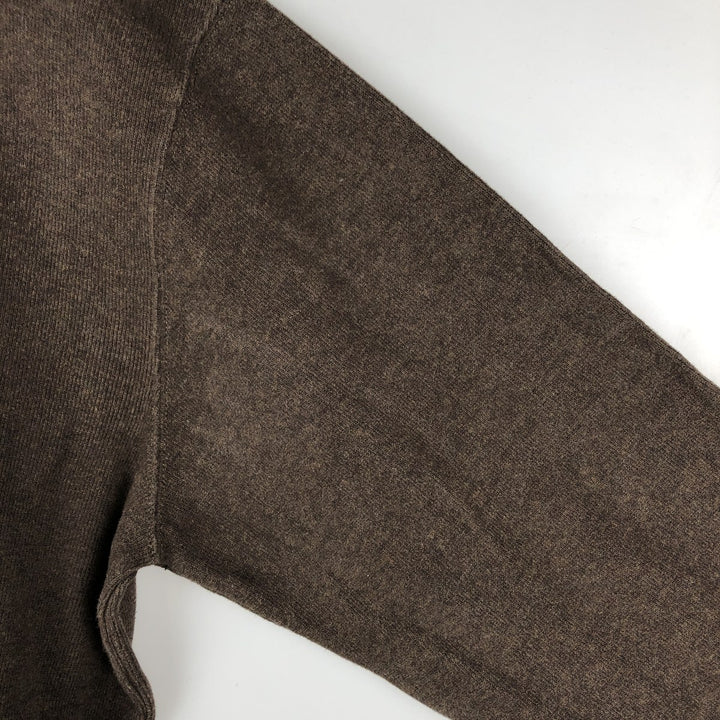 Ralph Lauren POLO by Ralph Lauren Half-Zip Sweatshirt, Men's XL cotton brown type Vintage Second Hand