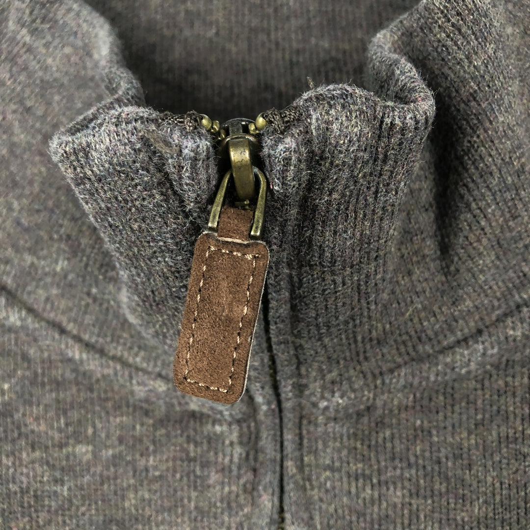 Ralph Lauren POLO by Ralph Lauren Half-Zip Sweatshirt, Men's Size L cotton brown type Vintage Second Hand