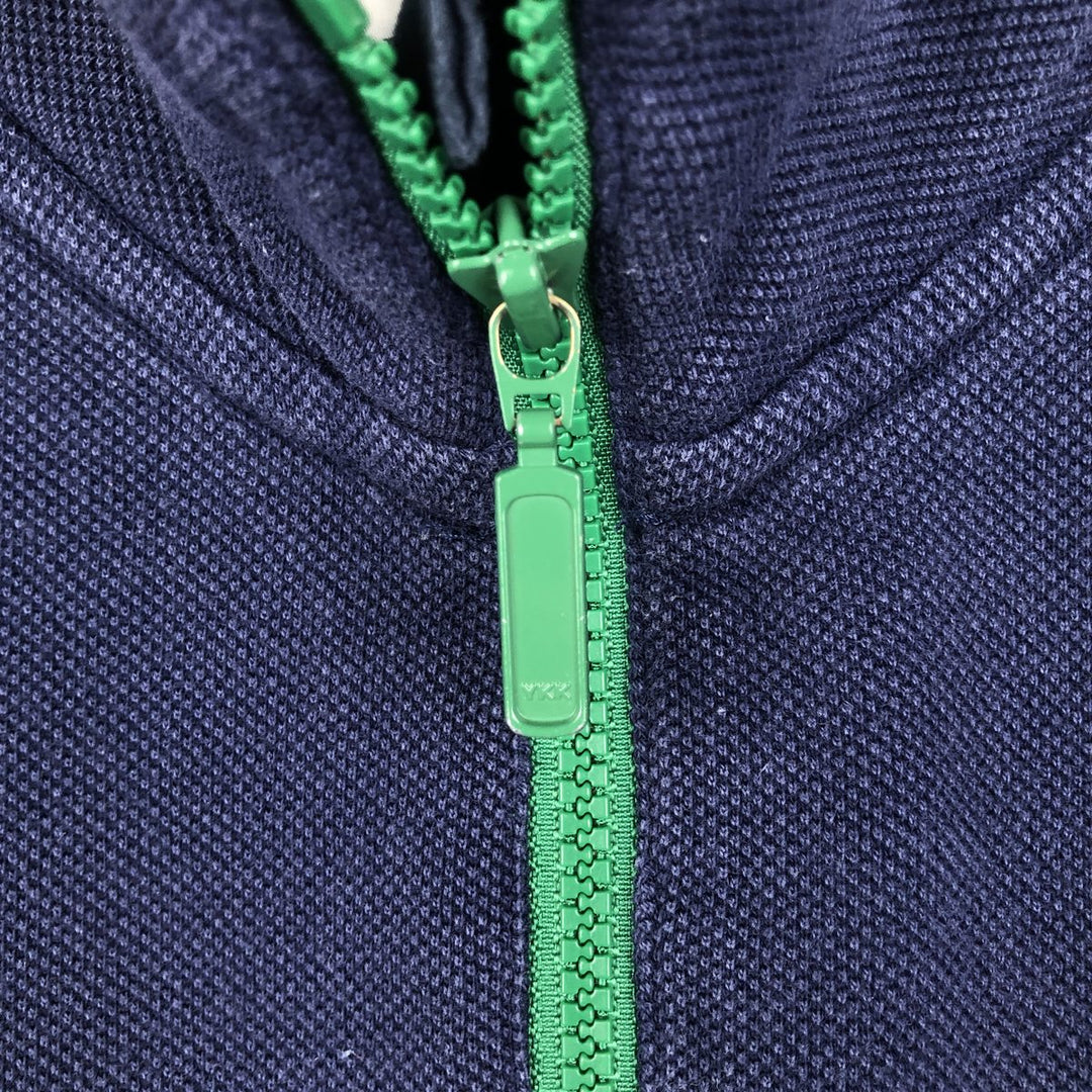2000'S Orvis Half-Zip Sweatshirt (Men's Size L) cotton navy blue type Vintage Second Hand