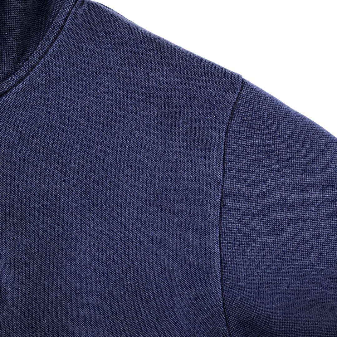 2000'S Orvis Half-Zip Sweatshirt (Men's Size L) cotton navy blue type Vintage Second Hand