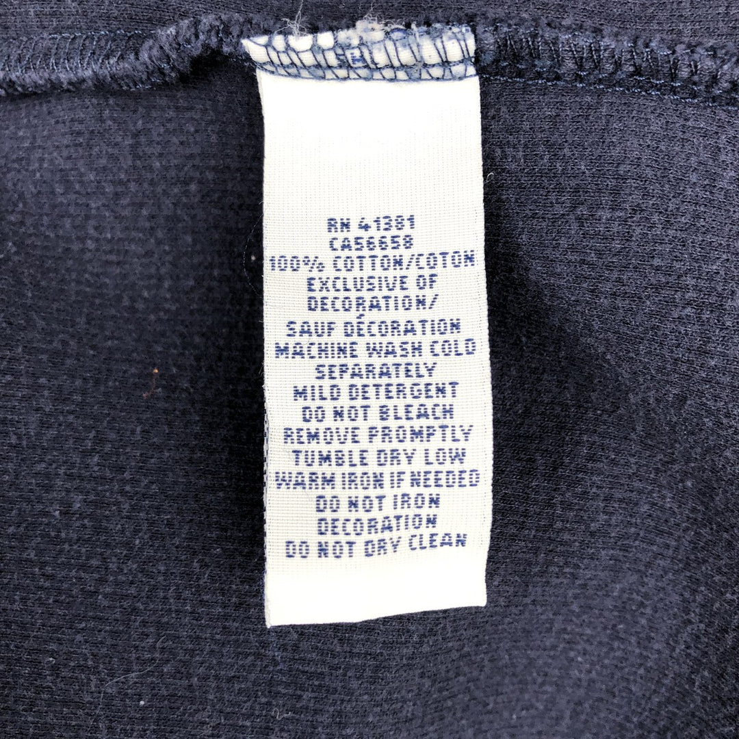 Ralph Lauren POLO RALPH LAUREN Half-zip sweatshirt, men's M size cotton navy blue type Vintage Second Hand