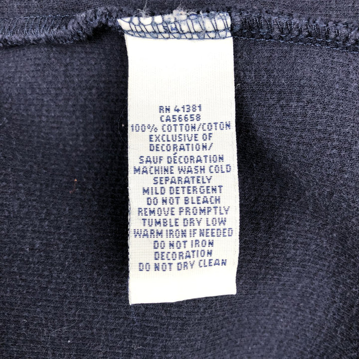 Ralph Lauren POLO RALPH LAUREN Half-zip sweatshirt, men's M size cotton navy blue type Vintage Second Hand