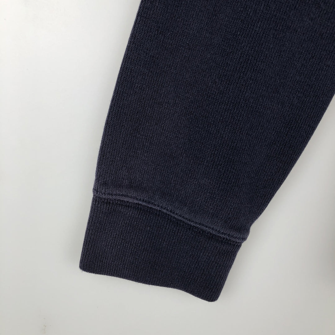 Ralph Lauren POLO RALPH LAUREN Half-zip sweatshirt, men's M size cotton navy blue type Vintage Second Hand