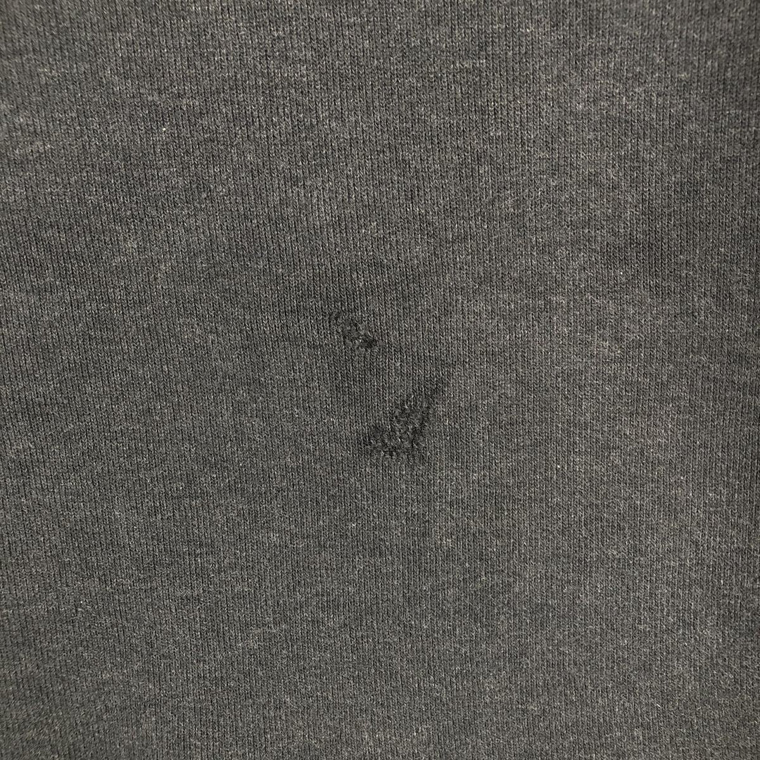 Ralph Lauren POLO by Ralph Lauren Half-Zip Sweatshirt, Men's Size L cotton Charcoal Vintage Second Hand
