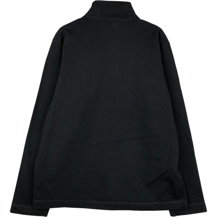 90'S Ralph Lauren POLO SPORT Half-Zip Sweatshirt, Men's Size L (approx.), Vintage cotton black type Vintage Second Hand
