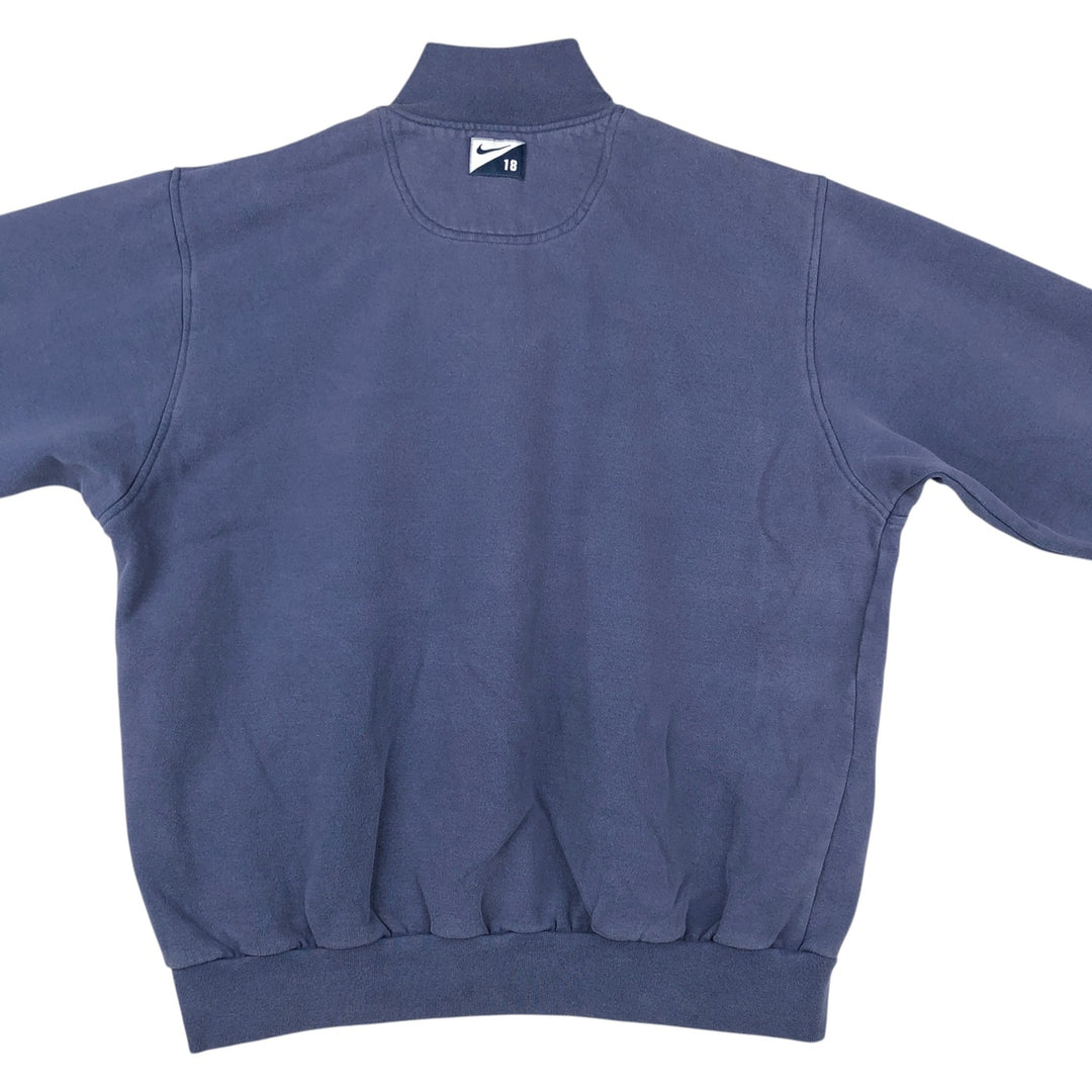 Nike Golf Two-Tone Half-Zip Sweatshirt (Men's Size XL) cotton navy blue type Vintage Second Hand