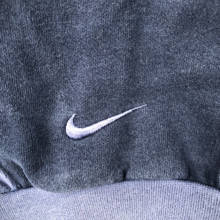 Nike Golf Two-Tone Half-Zip Sweatshirt (Men's Size XL) cotton navy blue type Vintage Second Hand