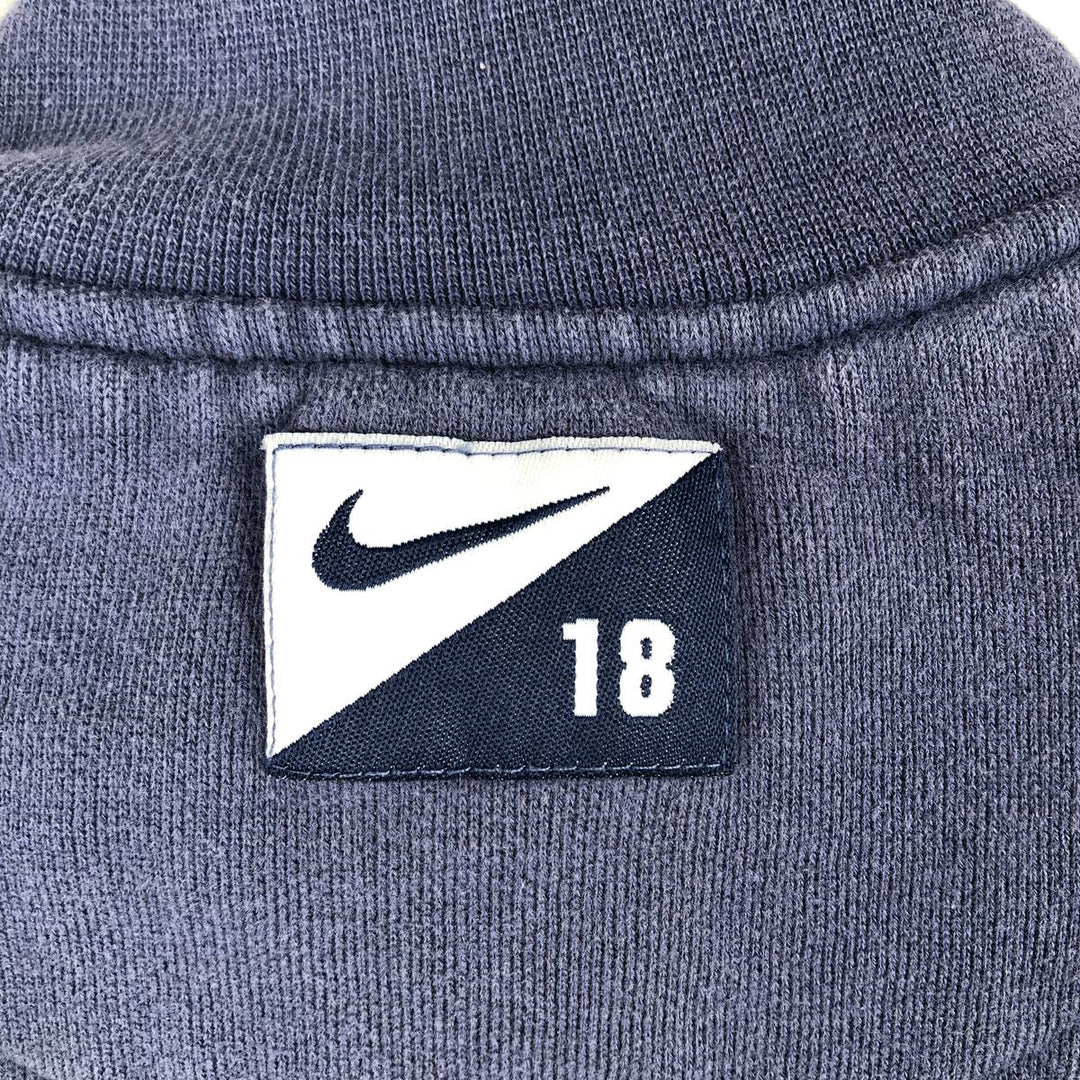 Nike Golf Two-Tone Half-Zip Sweatshirt (Men's Size XL) cotton navy blue type Vintage Second Hand
