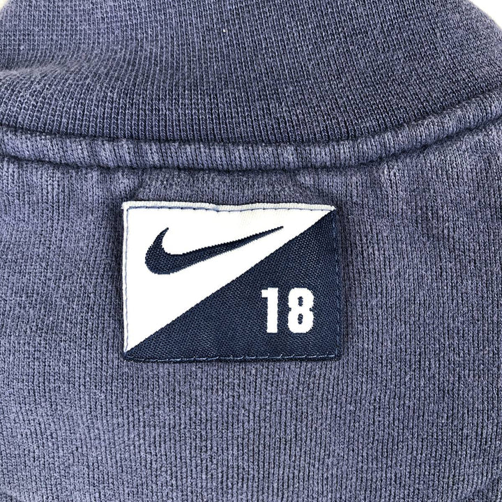 Nike Golf Two-Tone Half-Zip Sweatshirt (Men's Size XL) cotton navy blue type Vintage Second Hand