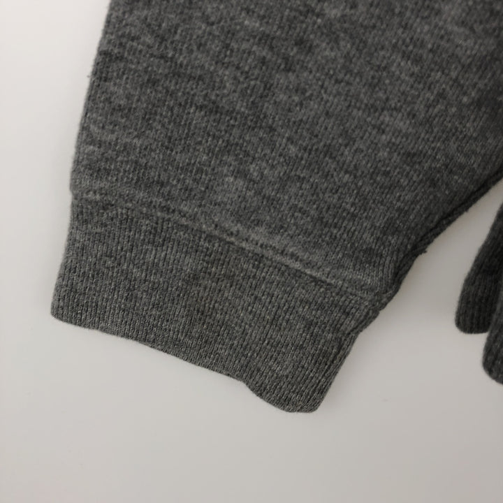 Ralph Lauren POLO by Ralph Lauren Half-Zip Sweatshirt, Men's M cotton gray type Vintage Second Hand