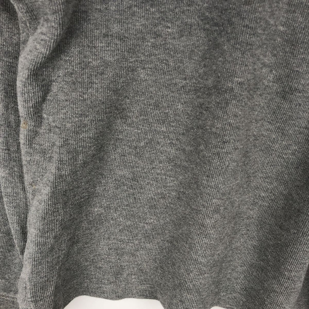 Ralph Lauren POLO by Ralph Lauren Half-Zip Sweatshirt, Men's M cotton gray type Vintage Second Hand