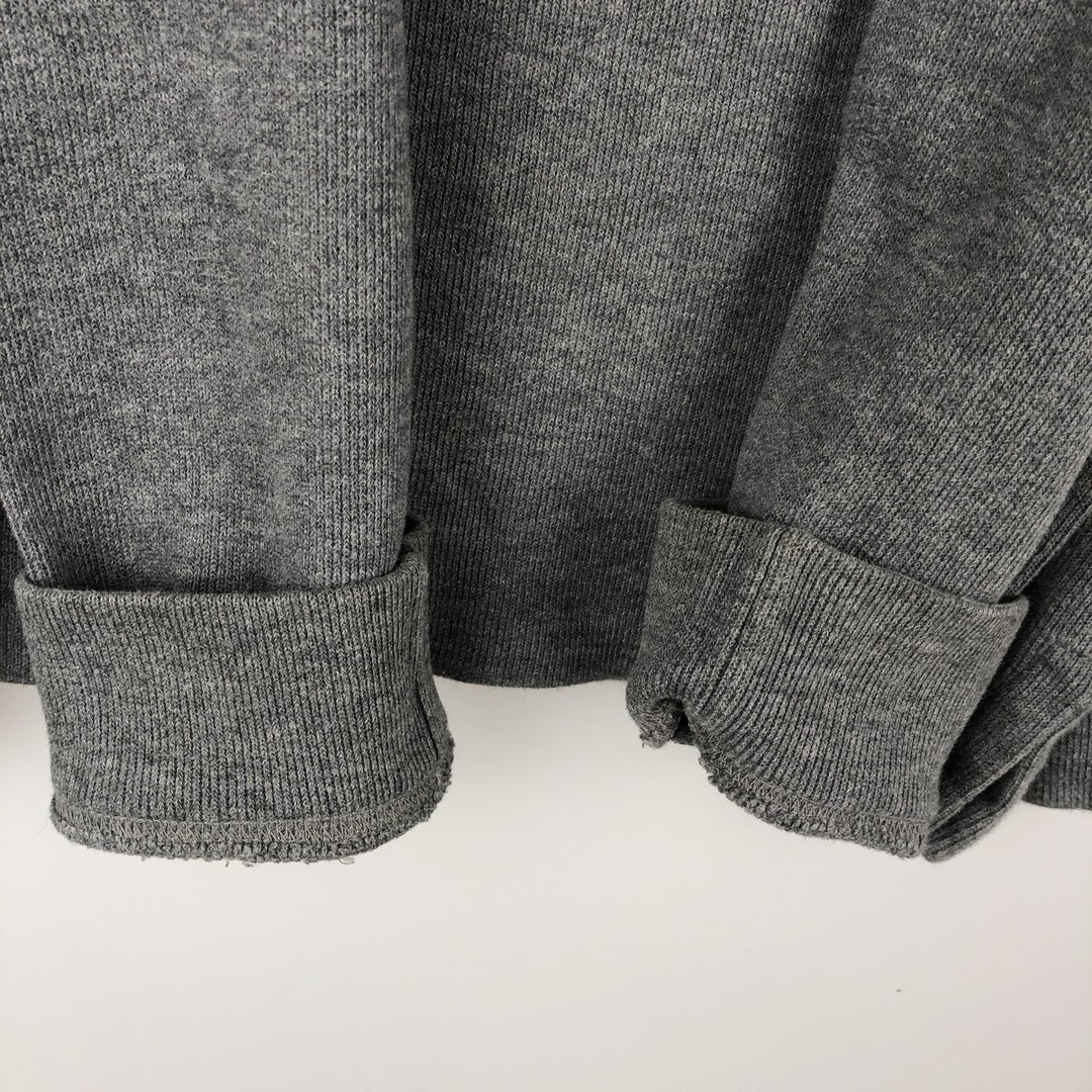 Ralph Lauren POLO by Ralph Lauren Half-Zip Sweatshirt, Men's M cotton gray type Vintage Second Hand
