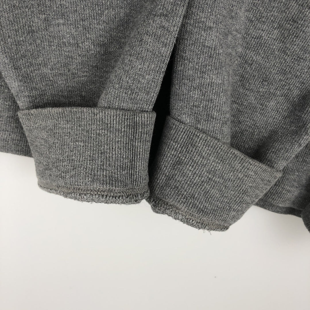 Ralph Lauren POLO by Ralph Lauren Half-Zip Sweatshirt, Men's M cotton gray type Vintage Second Hand