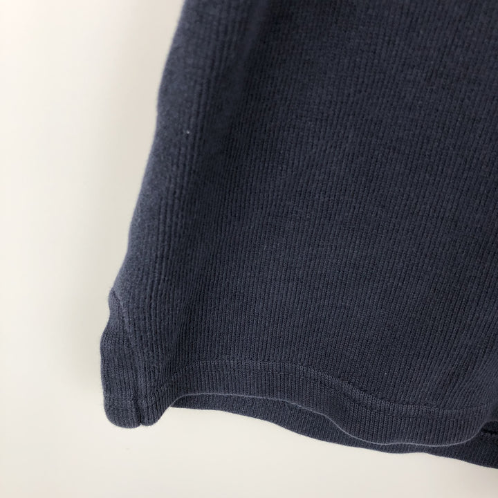 Ralph Lauren POLO by Ralph Lauren Half-Zip Sweatshirt, Men's Size L cotton navy blue type Vintage Second Hand