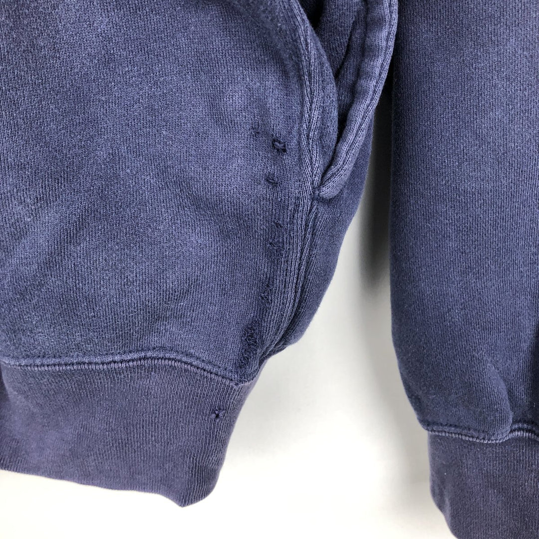 Ralph Lauren POLO SPORT half-zip sweatshirt, men's size M cotton navy blue type Vintage Second Hand