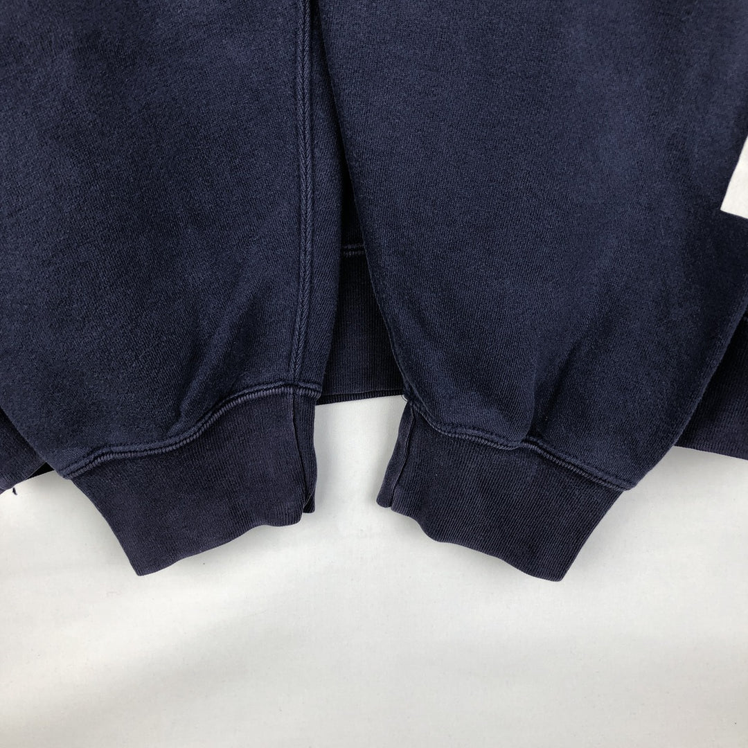 Ralph Lauren POLO SPORT half-zip sweatshirt, men's size M cotton navy blue type Vintage Second Hand