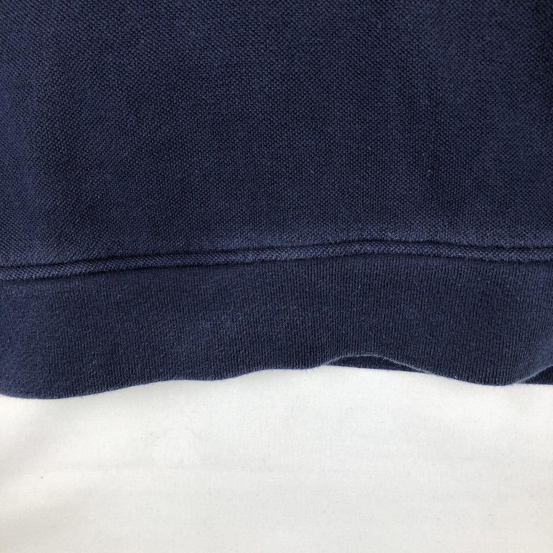 Ralph Lauren POLO by Ralph Lauren Half-Zip Sweatshirt, Men's Size L cotton navy blue type Vintage Second Hand