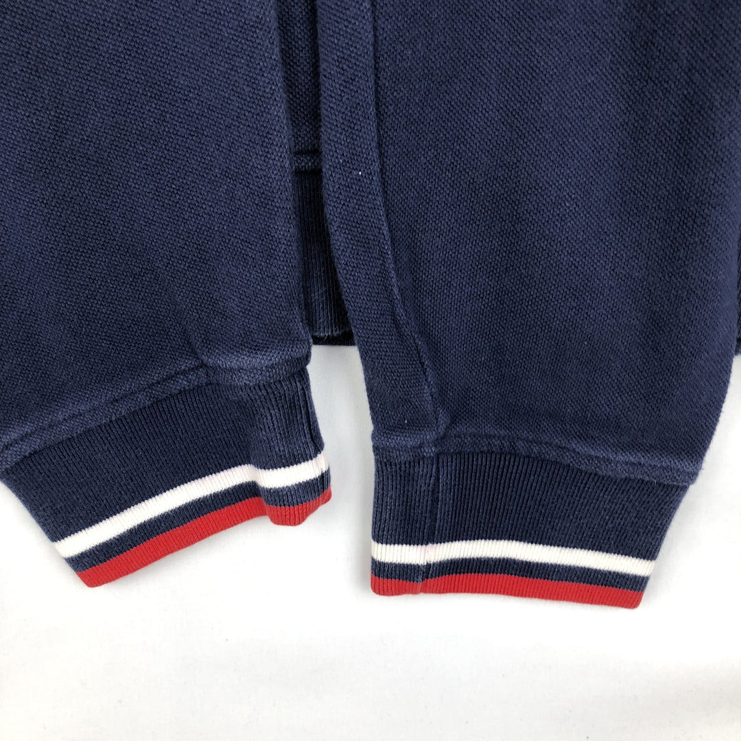 Ralph Lauren POLO by Ralph Lauren Half-Zip Sweatshirt, Men's Size L cotton navy blue type Vintage Second Hand