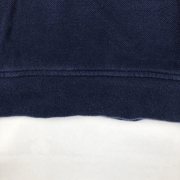 Ralph Lauren POLO by Ralph Lauren Half-Zip Sweatshirt, Men's Size L cotton navy blue type Vintage Second Hand
