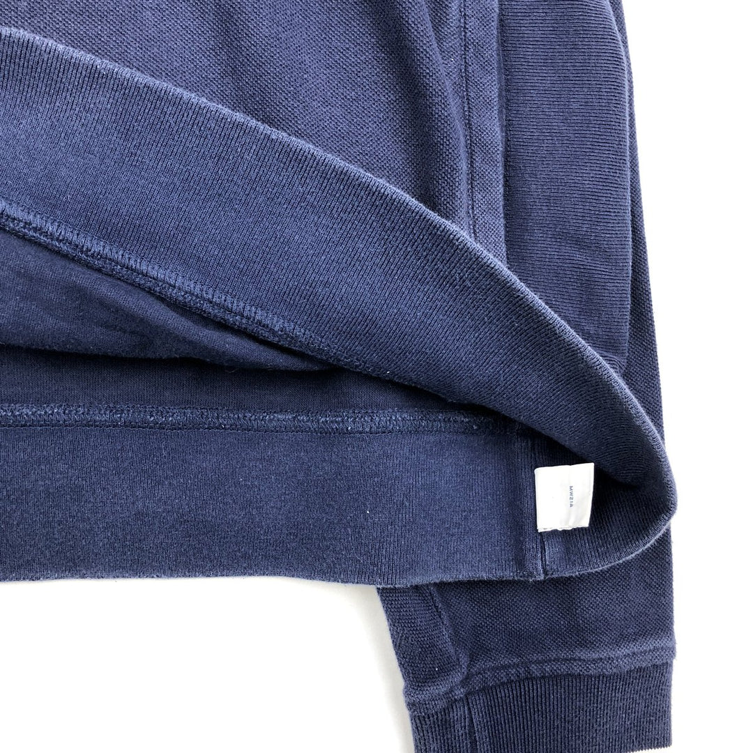 Ralph Lauren POLO by Ralph Lauren Half-Zip Sweatshirt, Men's Size L cotton navy blue type Vintage Second Hand