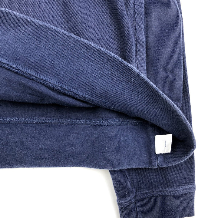 Ralph Lauren POLO by Ralph Lauren Half-Zip Sweatshirt, Men's Size L cotton navy blue type Vintage Second Hand