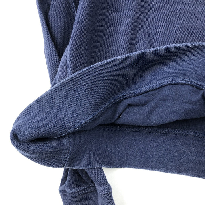 Ralph Lauren POLO by Ralph Lauren Half-Zip Sweatshirt, Men's Size L cotton navy blue type Vintage Second Hand