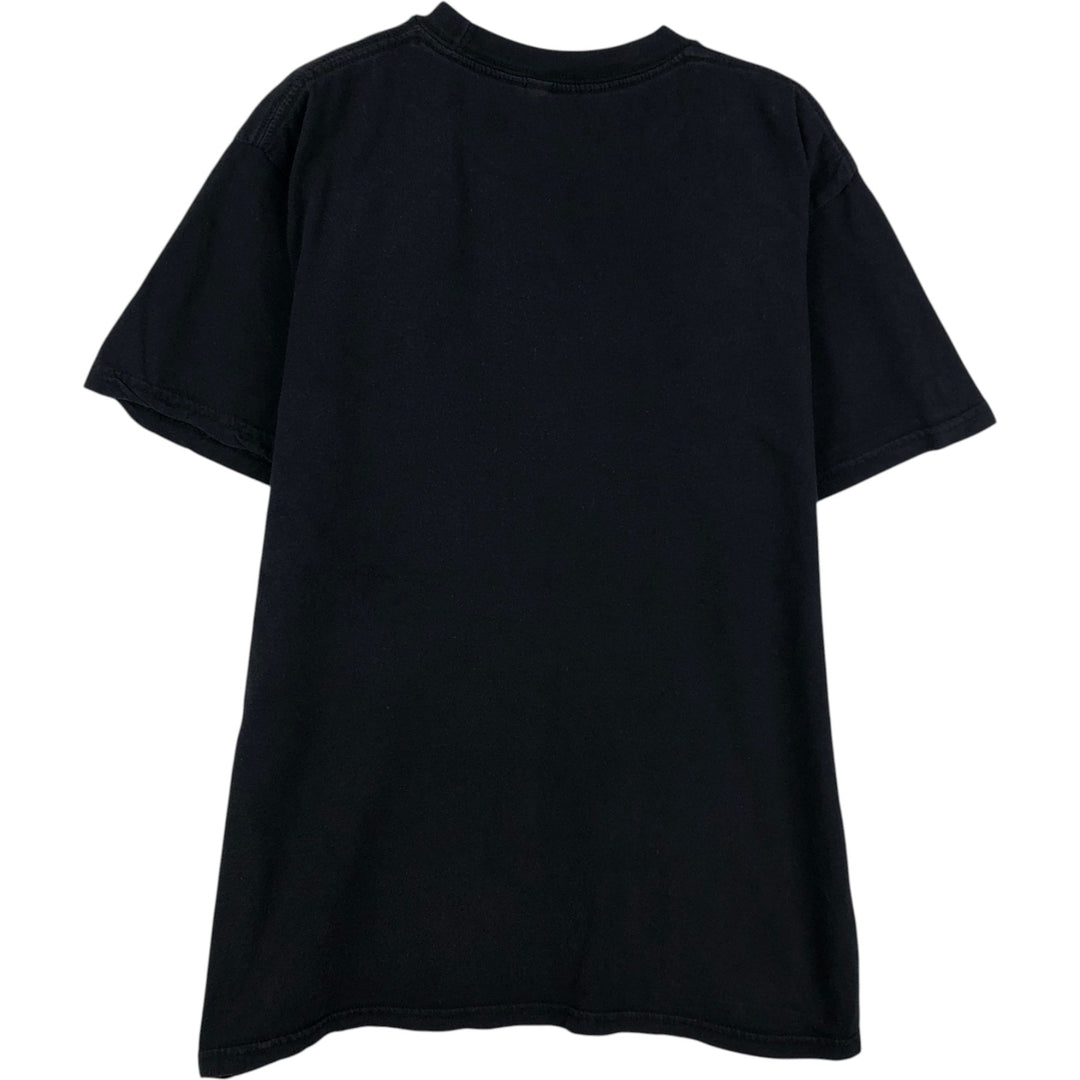 DEATH NOTE L Anime Character Print T-Shirt (Men's Size M) cotton black type Vintage Second Hand