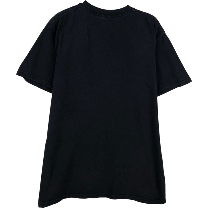 DEATH NOTE L Anime Character Print T-Shirt (Men's Size M) cotton black type Vintage Second Hand