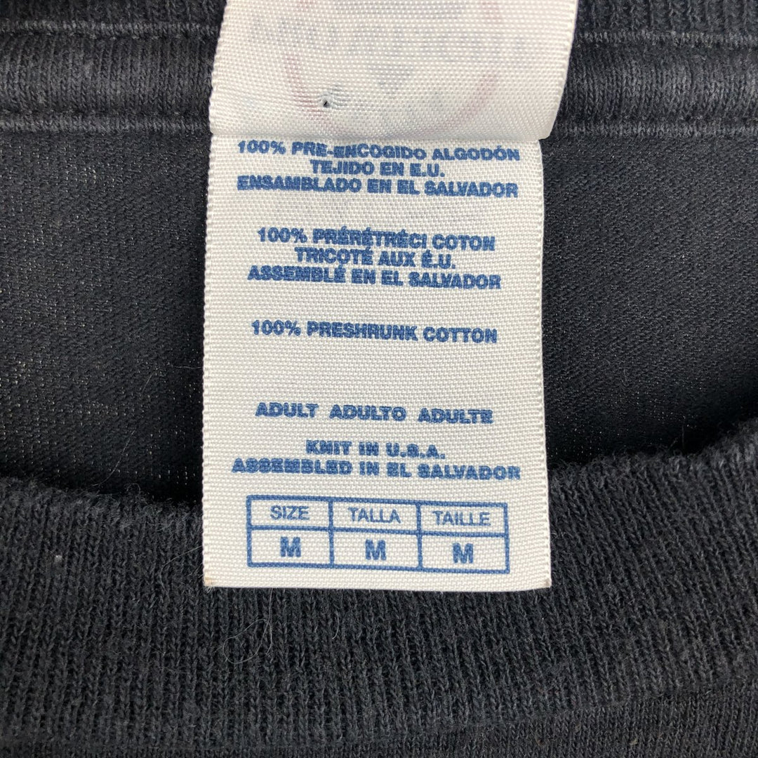 DELTA THE SIMPSONS Character Print T-Shirt (Men's Size M) cotton black type Vintage Second Hand