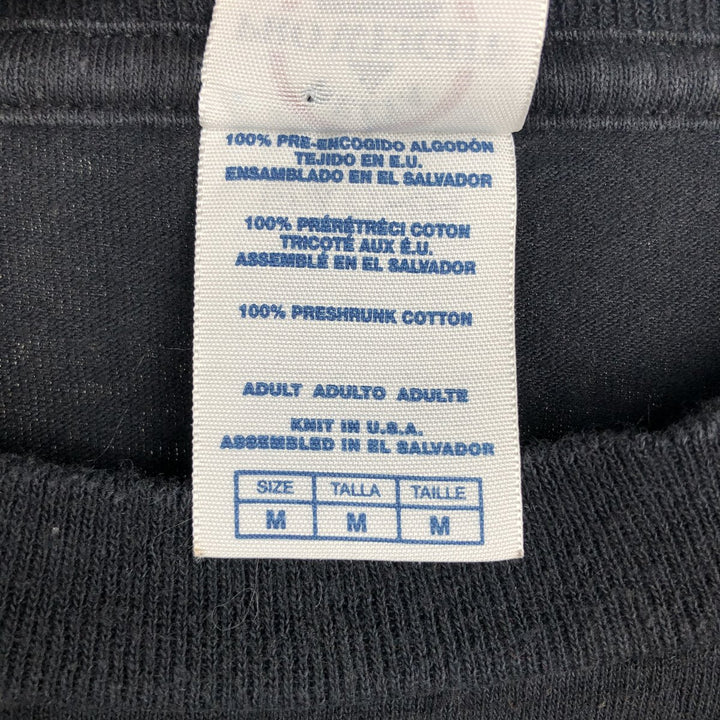 DELTA THE SIMPSONS Character Print T-Shirt (Men's Size M) cotton black type Vintage Second Hand