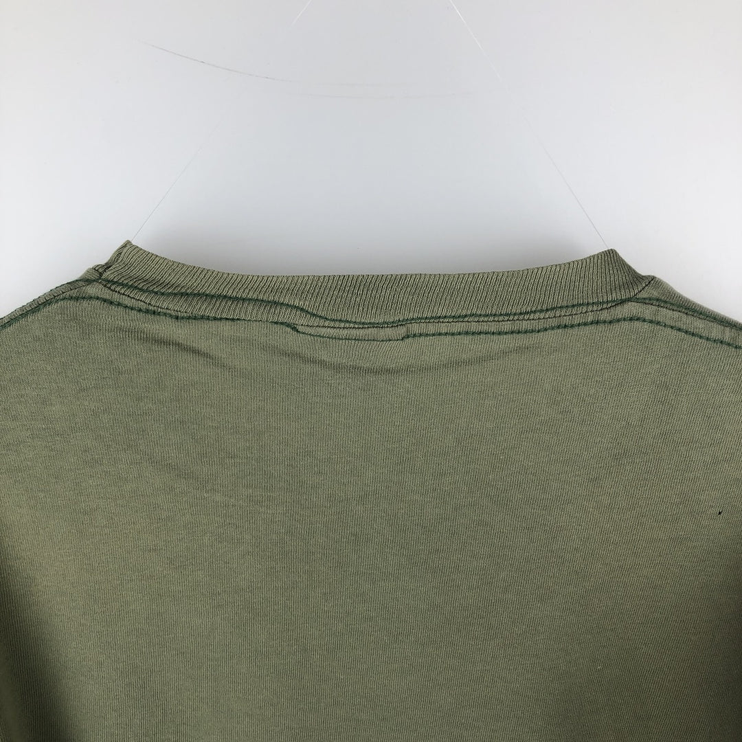 90'S Scooby-Doo anime character print T-shirt, made in USA, men's size L equivalent, vintage. cotton Khaki type Vintage Second Hand