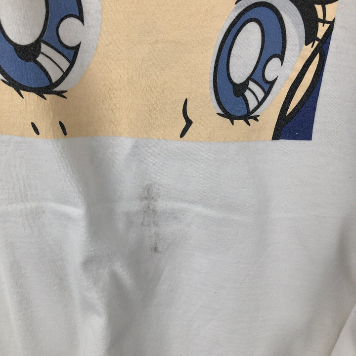SAILOR MOON Usagi Tsukino Anime Character Print T-Shirt (Men's XL equivalent) cotton white type Vintage Second Hand