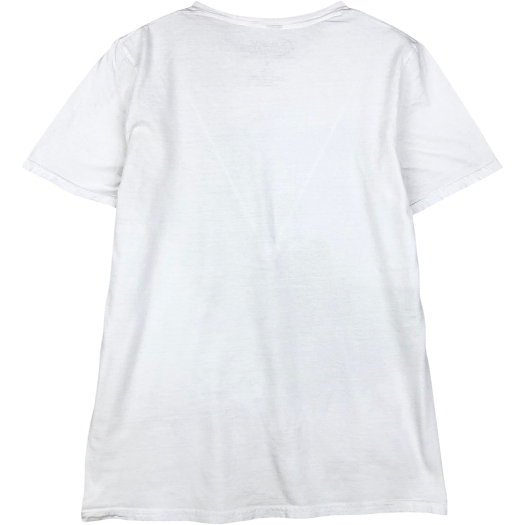 Sailor Moon anime character print T-shirt, men's size M (approx.) cotton white type Vintage Second Hand