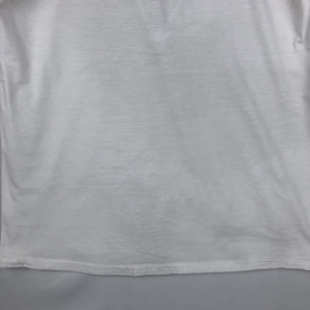 Sailor Moon anime character print T-shirt, men's size M (approx.) cotton white type Vintage Second Hand