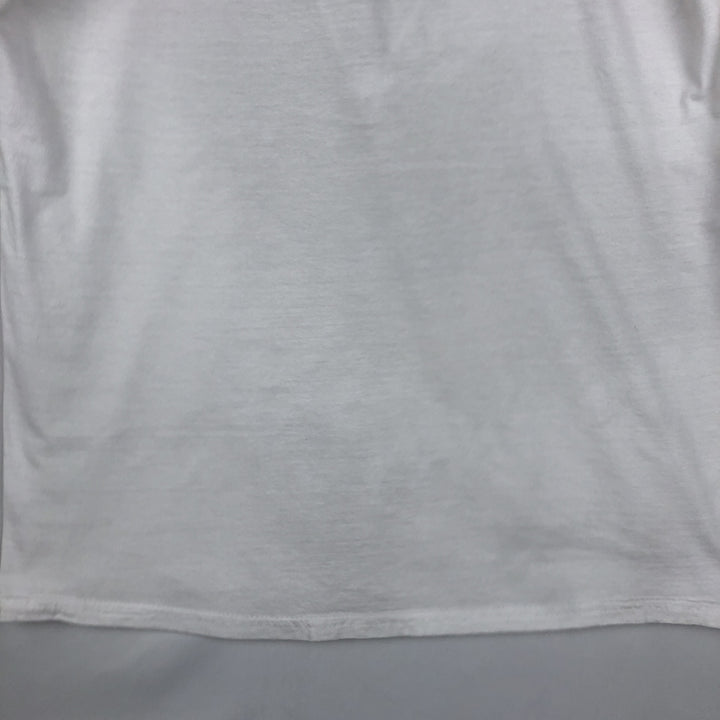 Sailor Moon anime character print T-shirt, men's size M (approx.) cotton white type Vintage Second Hand