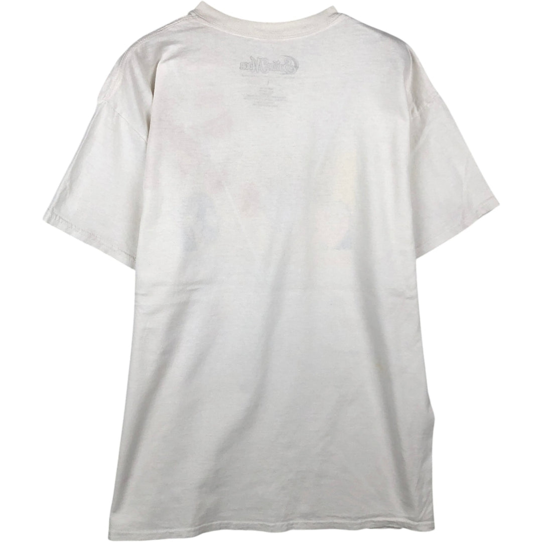 SAILOR MOON Usagi Tsukino Anime Character Print T-Shirt (Men's Size L) cotton white type Vintage Second Hand