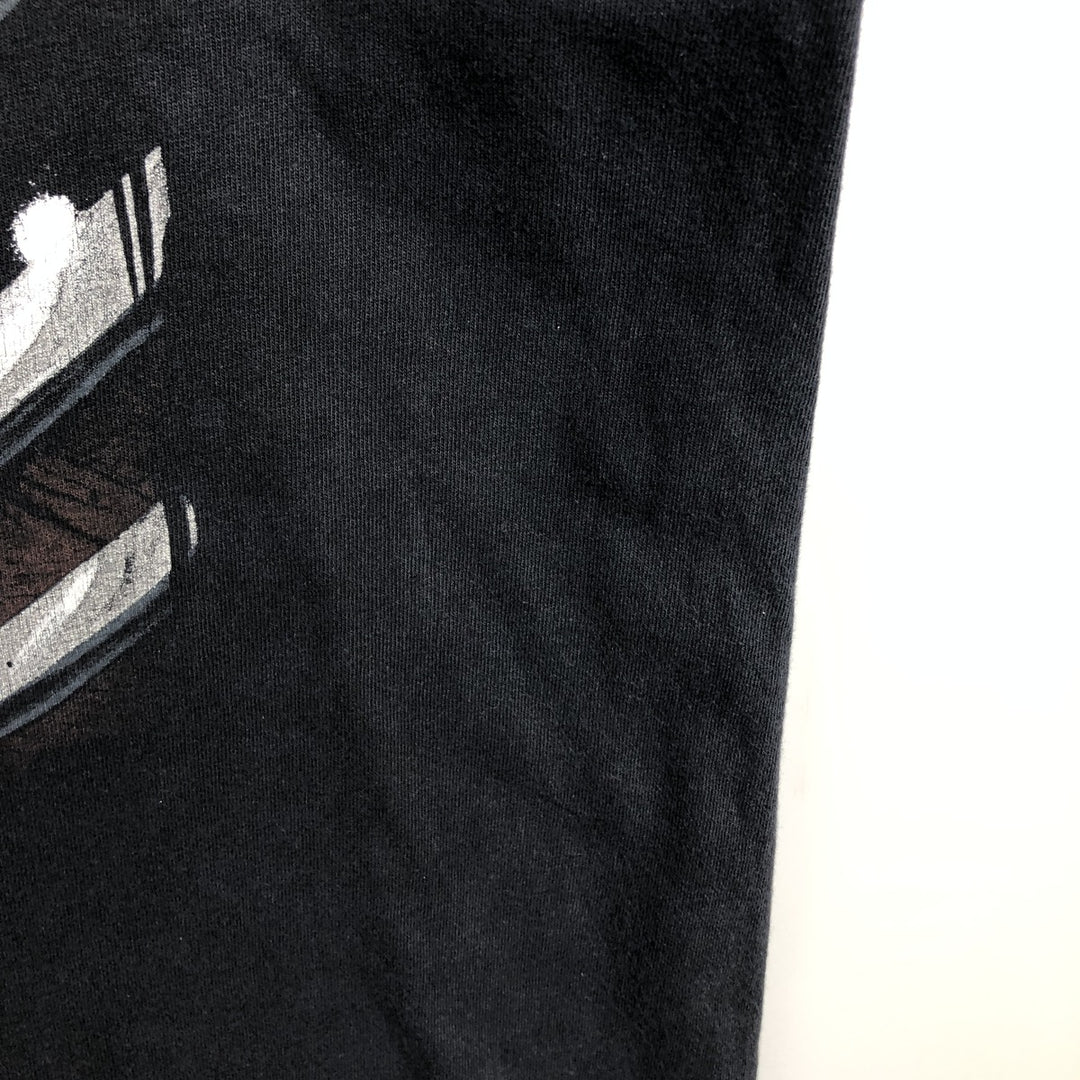 Marvel X-Men Wolverine Character Print T-Shirt (Men's Size XL) unclear black type Vintage Second Hand