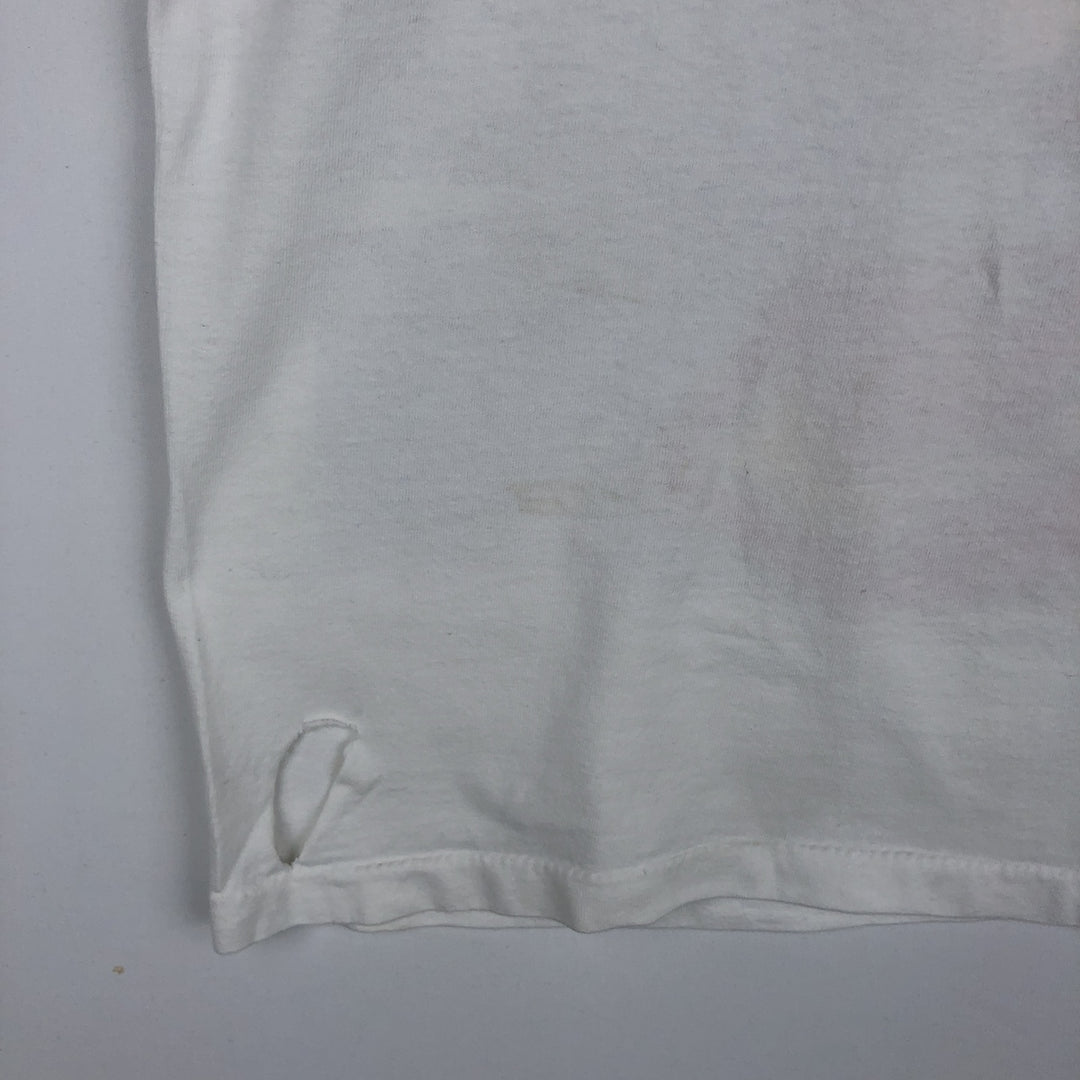 90'S TAG SUPERMAN Superman Character Print T-Shirt, Made in USA, Men's Size M (Equivalent), Vintage cotton white type Vintage Second Hand