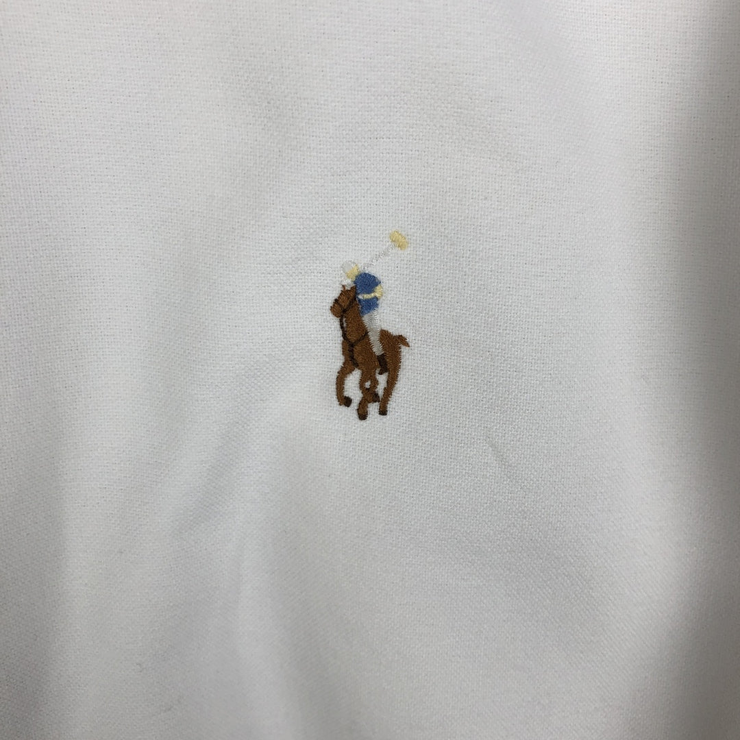 Ralph Lauren Classic Fit Long Sleeve Button Down Shirt Men's M cotton white type Vintage Second Hand