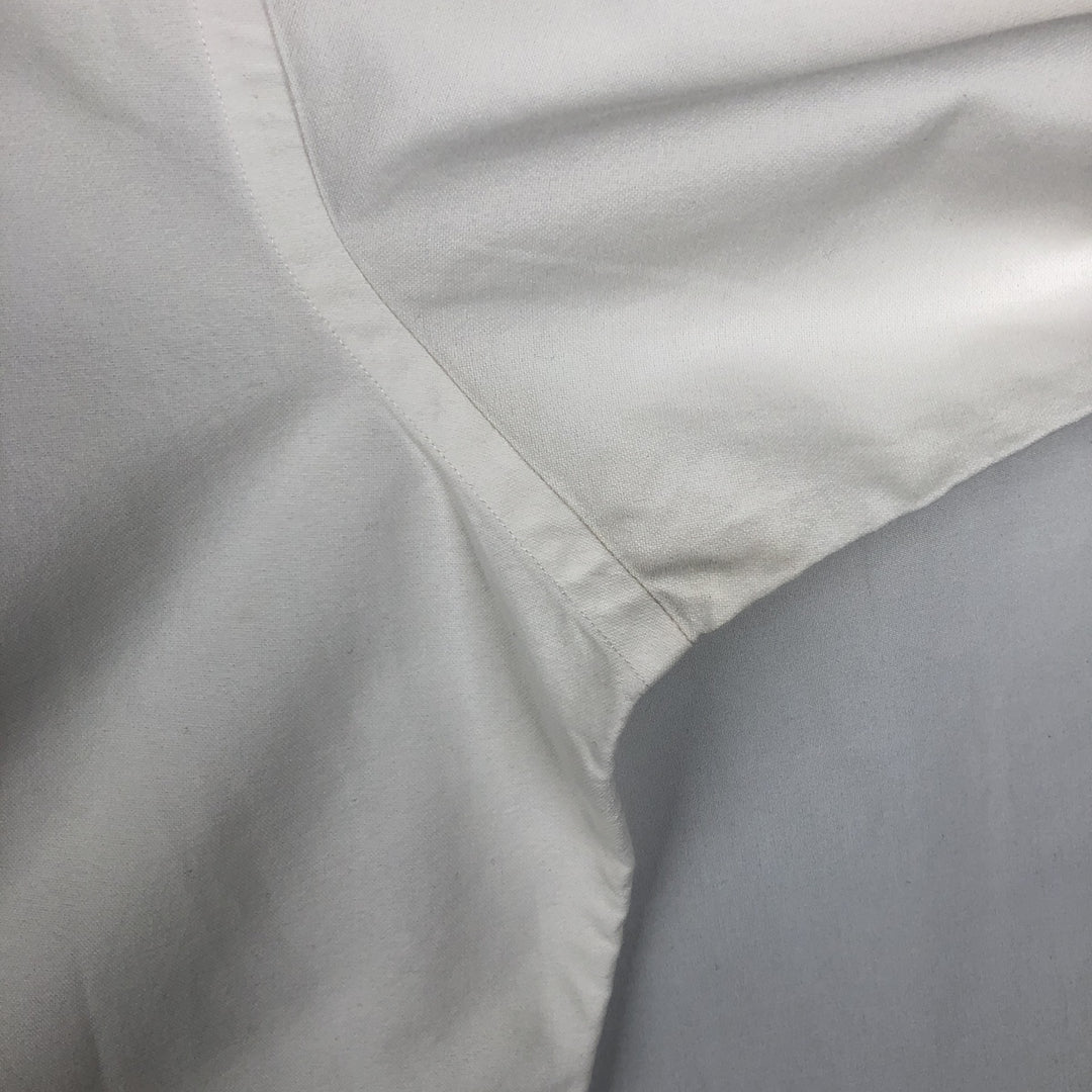 Ralph Lauren Classic Fit Long Sleeve Button Down Shirt Men's M cotton white type Vintage Second Hand