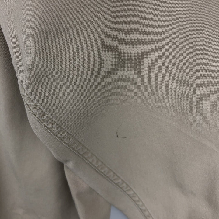Ralph Lauren long sleeve button down shirt, men's size L cotton Beige type Vintage Second Hand