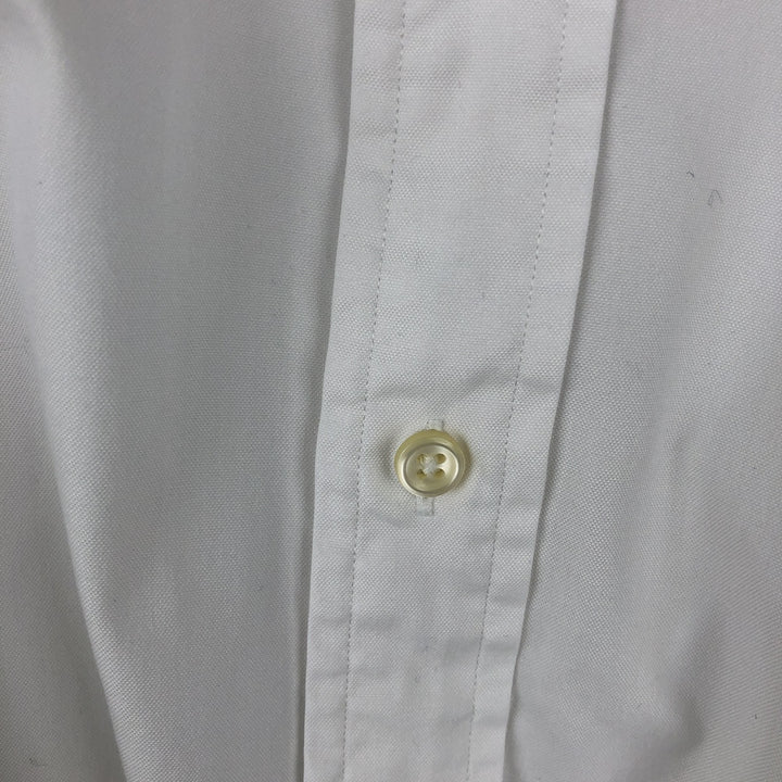 Ralph Lauren Classic Fit Long Sleeve Button Down Shirt Men's M cotton white type Vintage Second Hand