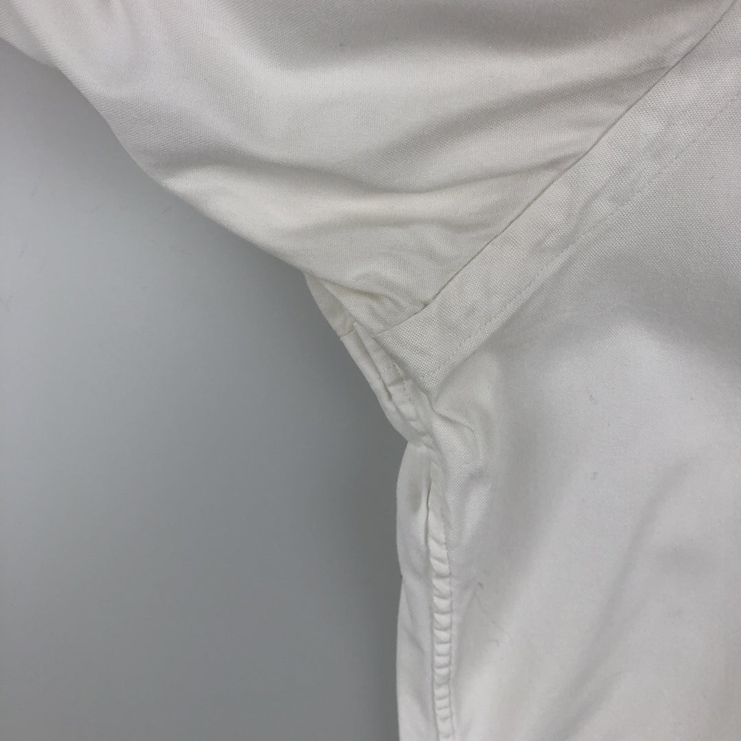 Ralph Lauren Classic Fit Long Sleeve Button Down Shirt Men's M cotton white type Vintage Second Hand