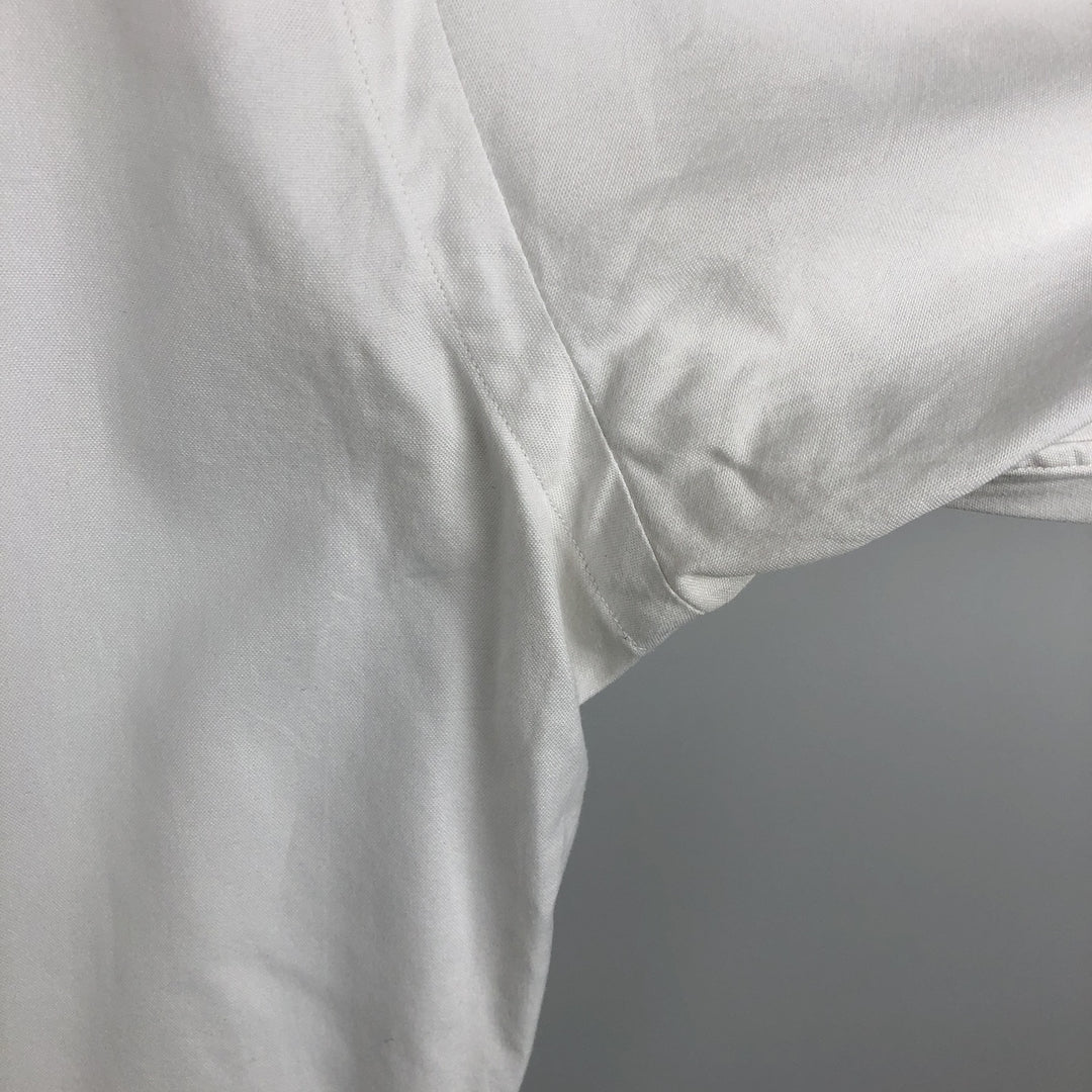 Ralph Lauren Classic Fit Long Sleeve Button Down Shirt Men's M cotton white type Vintage Second Hand