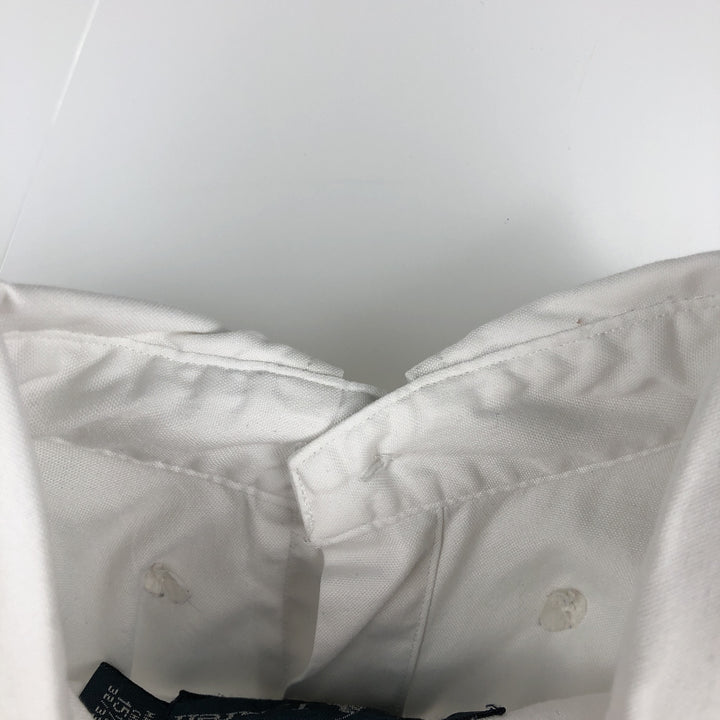 Ralph Lauren Classic Fit Long Sleeve Button Down Shirt Men's M cotton white type Vintage Second Hand