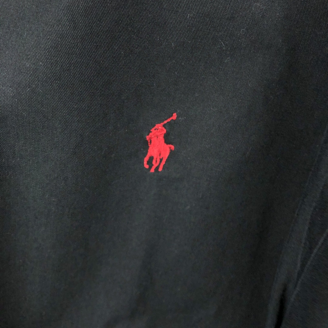 Ralph Lauren BLAKE long sleeve button down shirt, men's XL size cotton black type Vintage Second Hand