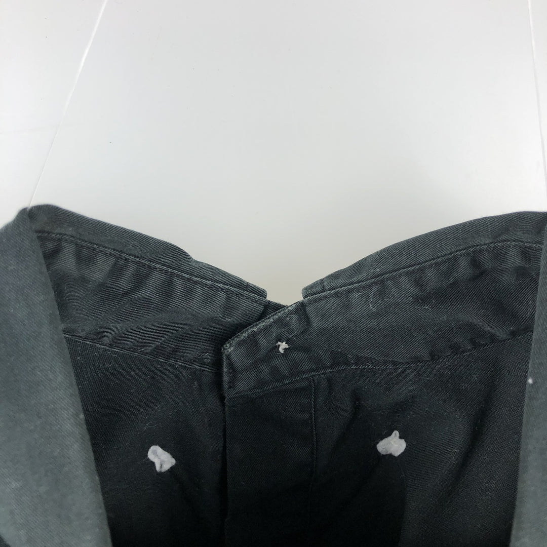 Ralph Lauren BLAKE long sleeve button down shirt, men's XL size cotton black type Vintage Second Hand