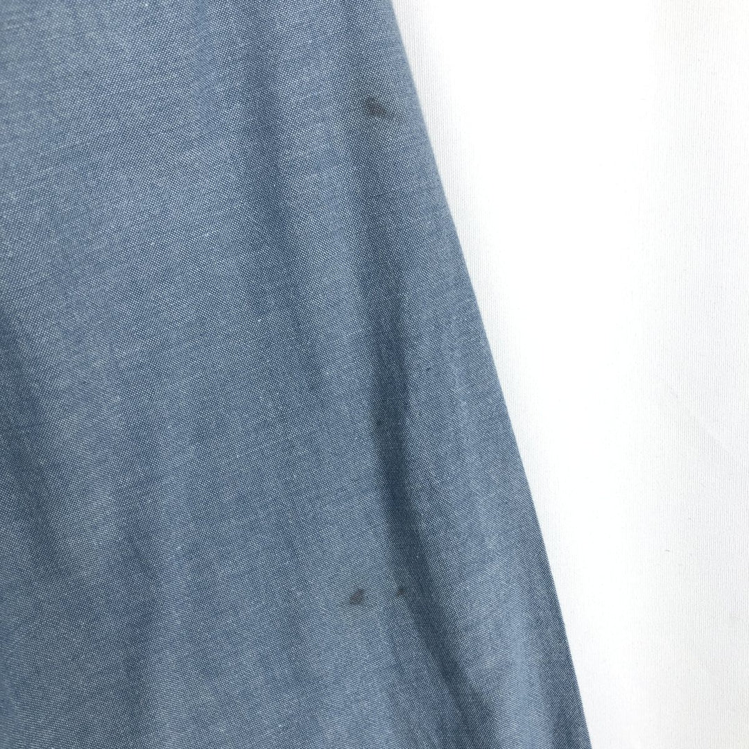 Carhartt Relaxed Fit Long Sleeve Button-Down Work Shirt, Men's Size Medium cotton Blue type light blue Vintage Second Hand