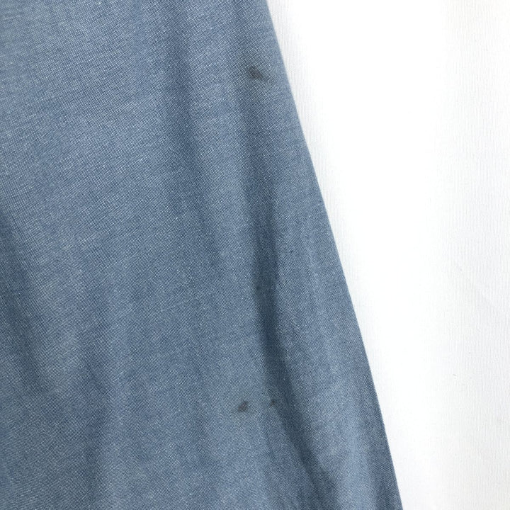 Carhartt Relaxed Fit Long Sleeve Button-Down Work Shirt, Men's Size Medium cotton Blue type light blue Vintage Second Hand