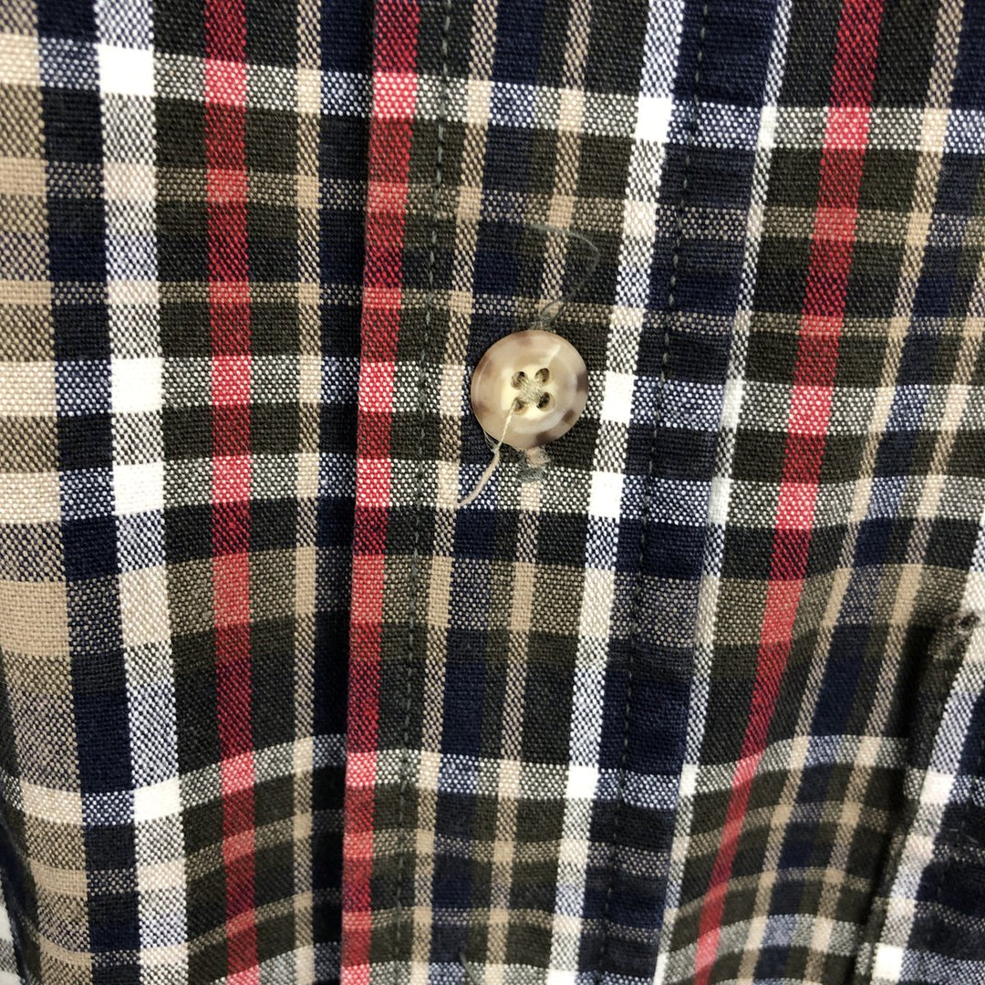 Carhartt Check Pattern Long Sleeve Button-Down Work Shirt, Men's XL unclear navy blue type Vintage Second Hand